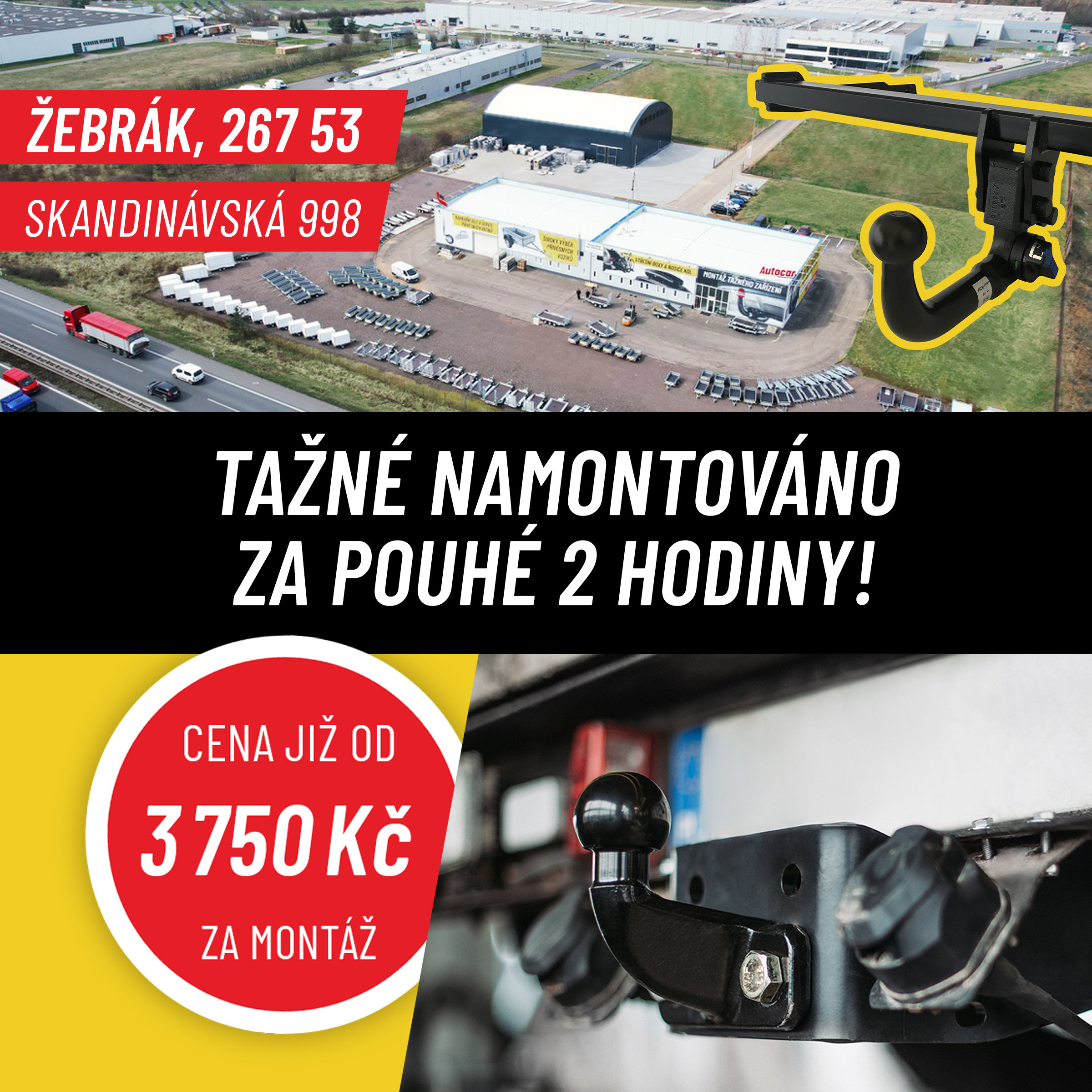montáž za pouhe 2 hodiny